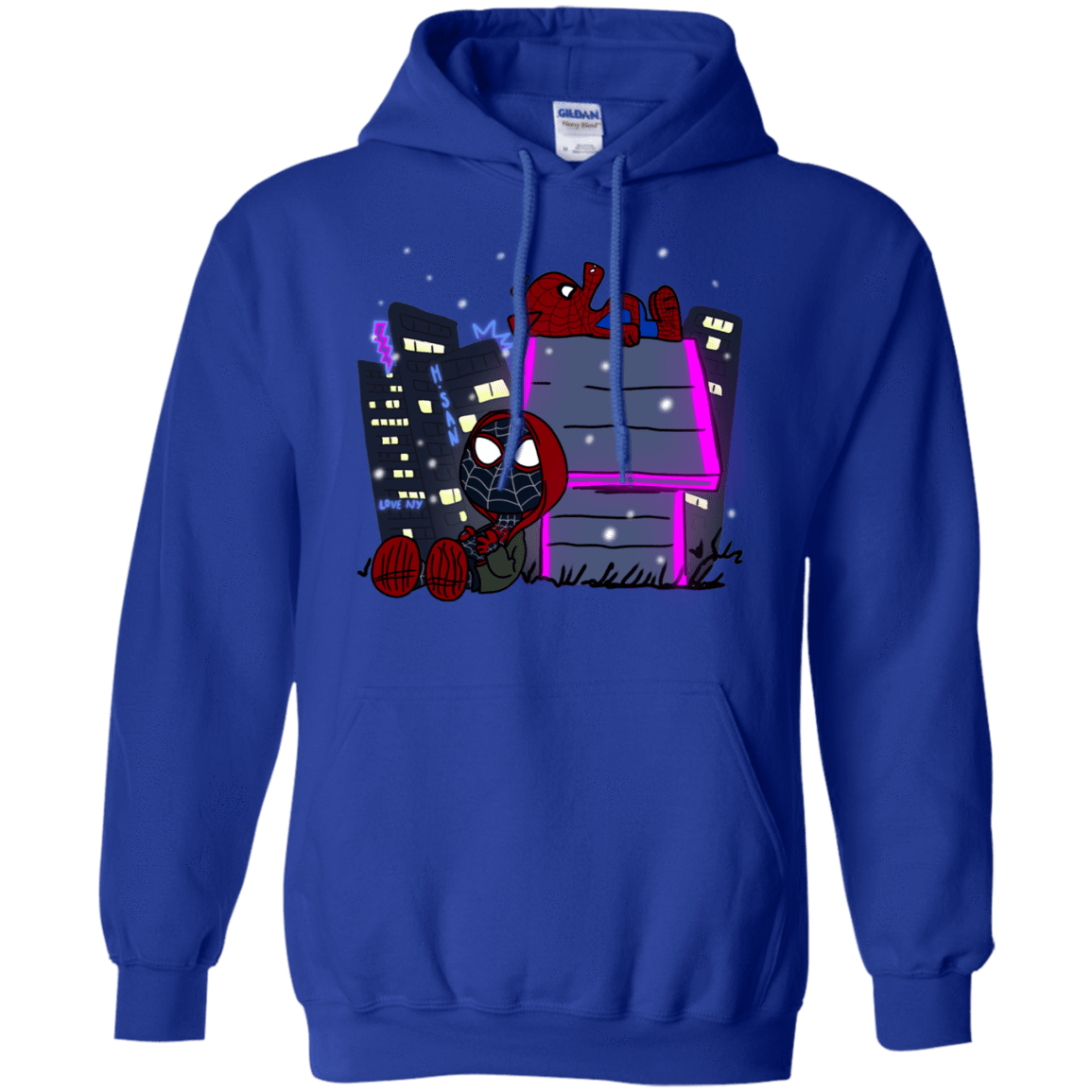 Sweatshirts Royal / S Miles and Porker Pullover Hoodie