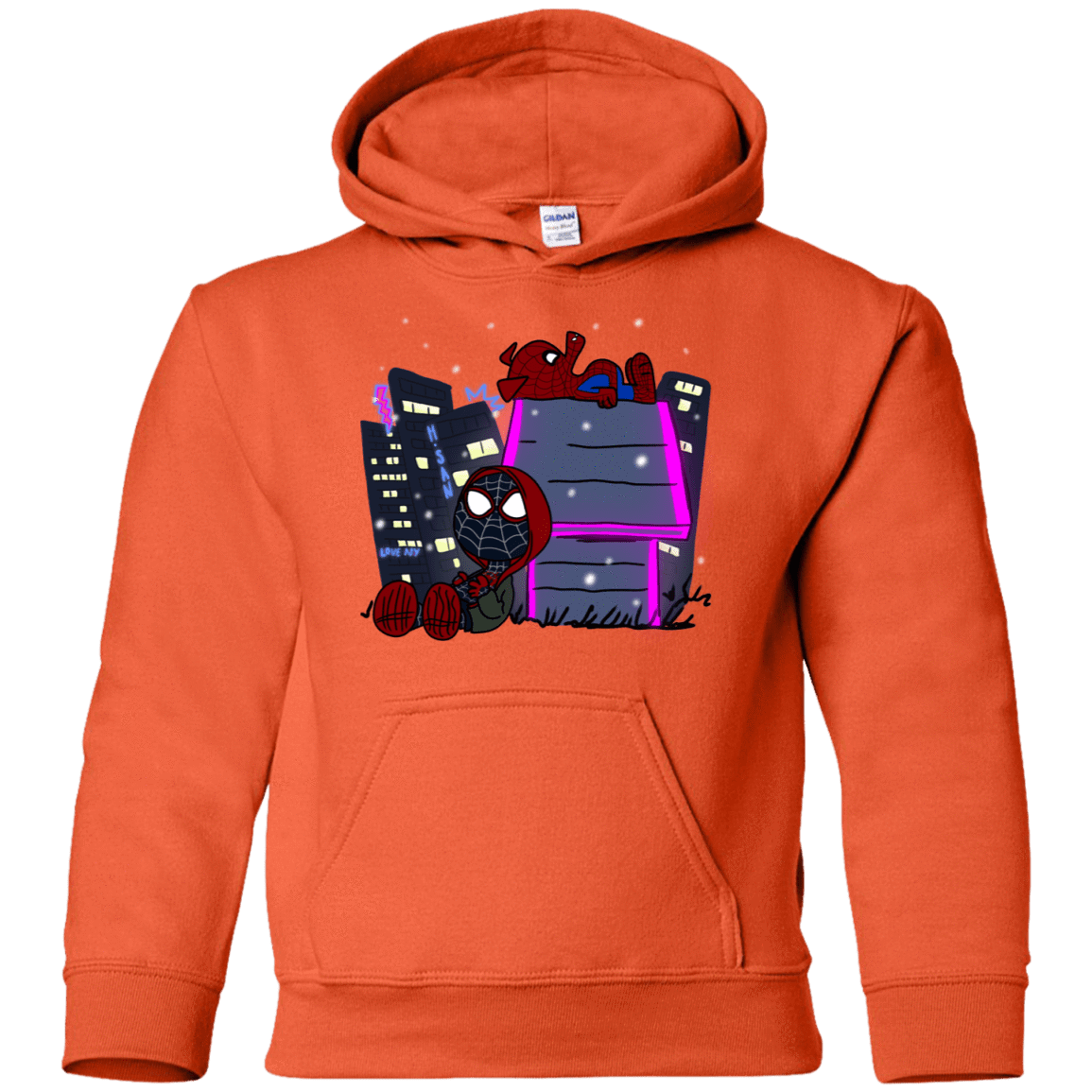 Sweatshirts Orange / YS Miles and Porker Youth Hoodie