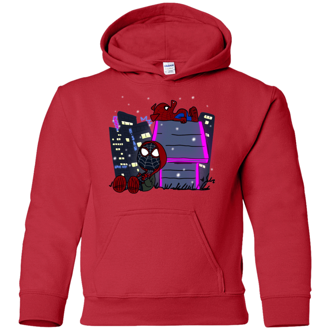 Sweatshirts Red / YS Miles and Porker Youth Hoodie