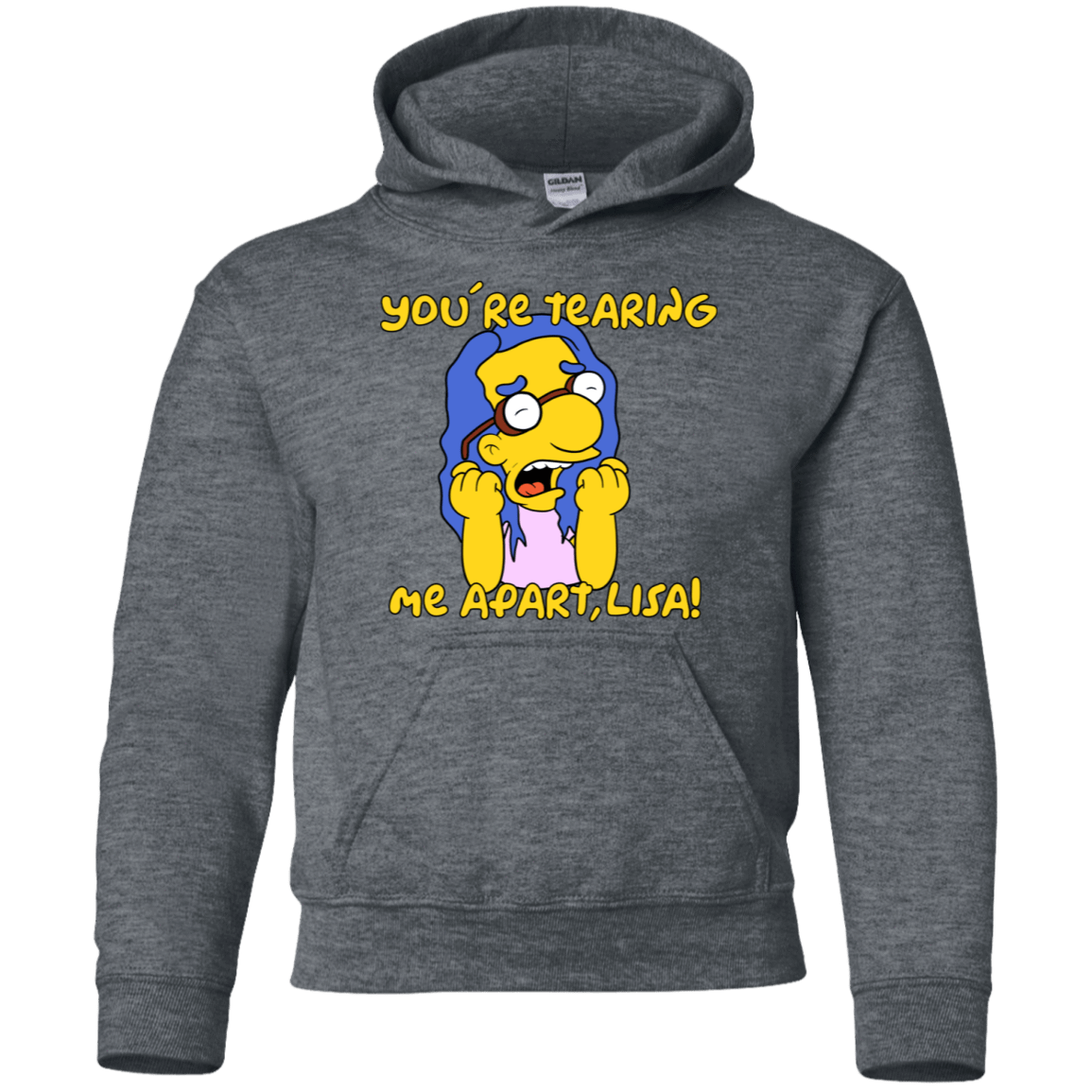 Sweatshirts Dark Heather / YS Milhouse Wiseau Youth Hoodie