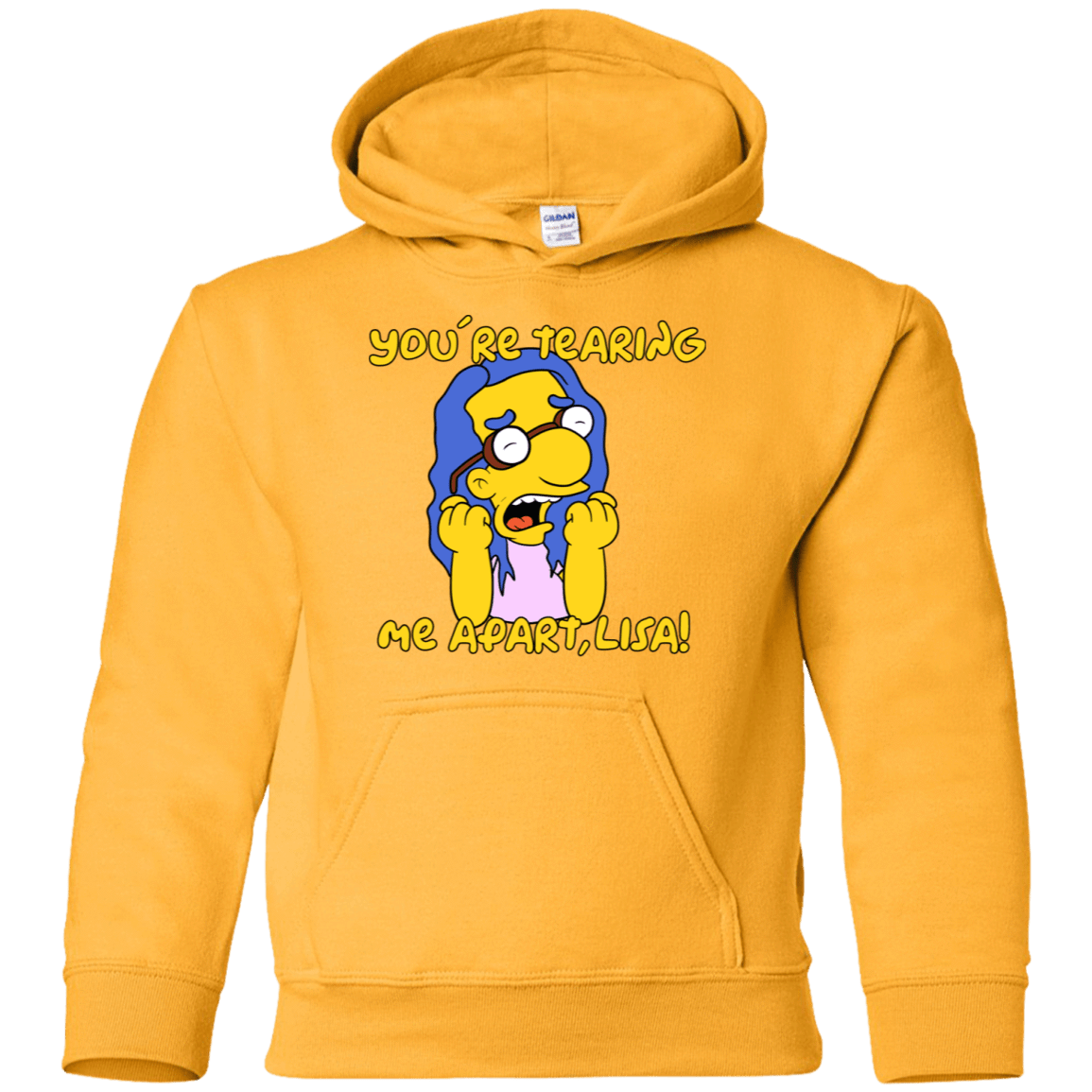 Sweatshirts Gold / YS Milhouse Wiseau Youth Hoodie