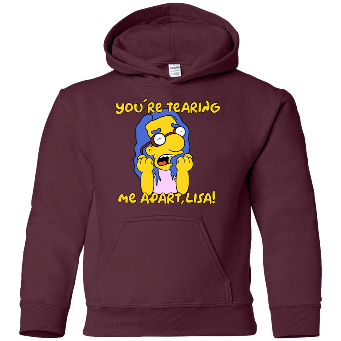 Sweatshirts Maroon / YS Milhouse Wiseau Youth Hoodie