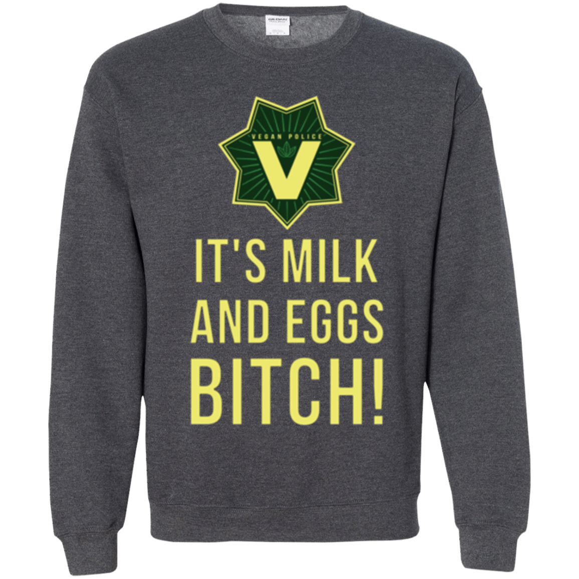 Sweatshirts Dark Heather / Small Milk and Eggs Crewneck Sweatshirt