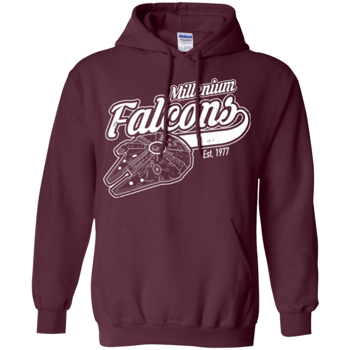 Sweatshirts Maroon / Small Millenium falcons Pullover Hoodie