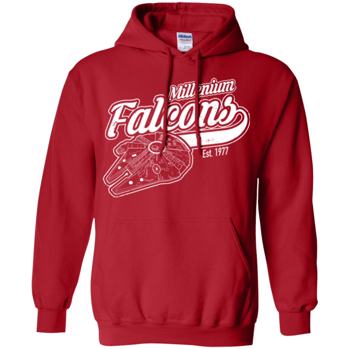 Sweatshirts Red / Small Millenium falcons Pullover Hoodie