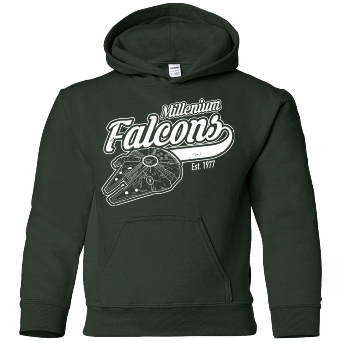 Sweatshirts Forest Green / YS Millenium falcons Youth Hoodie