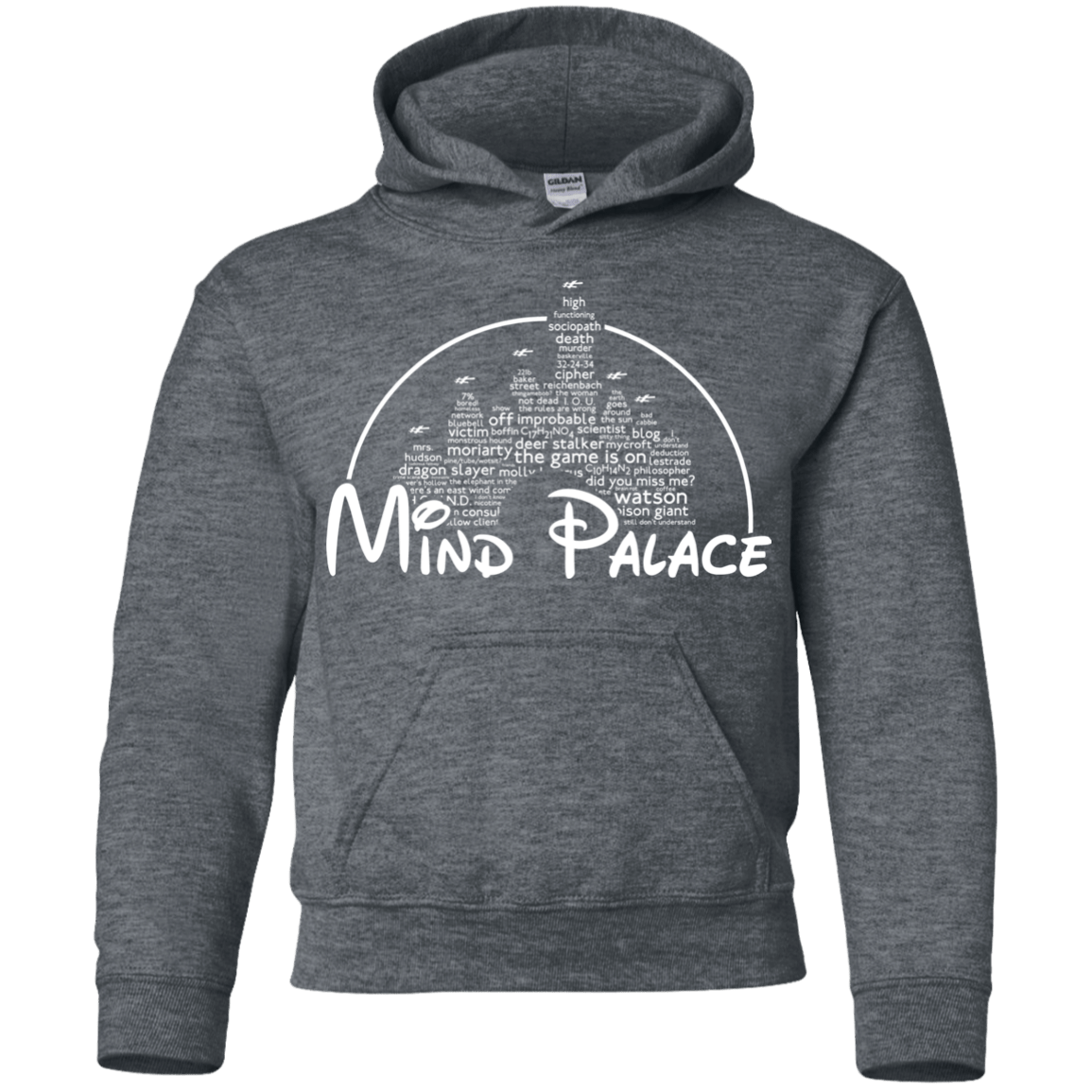 Sweatshirts Dark Heather / YS Mind Palace Youth Hoodie