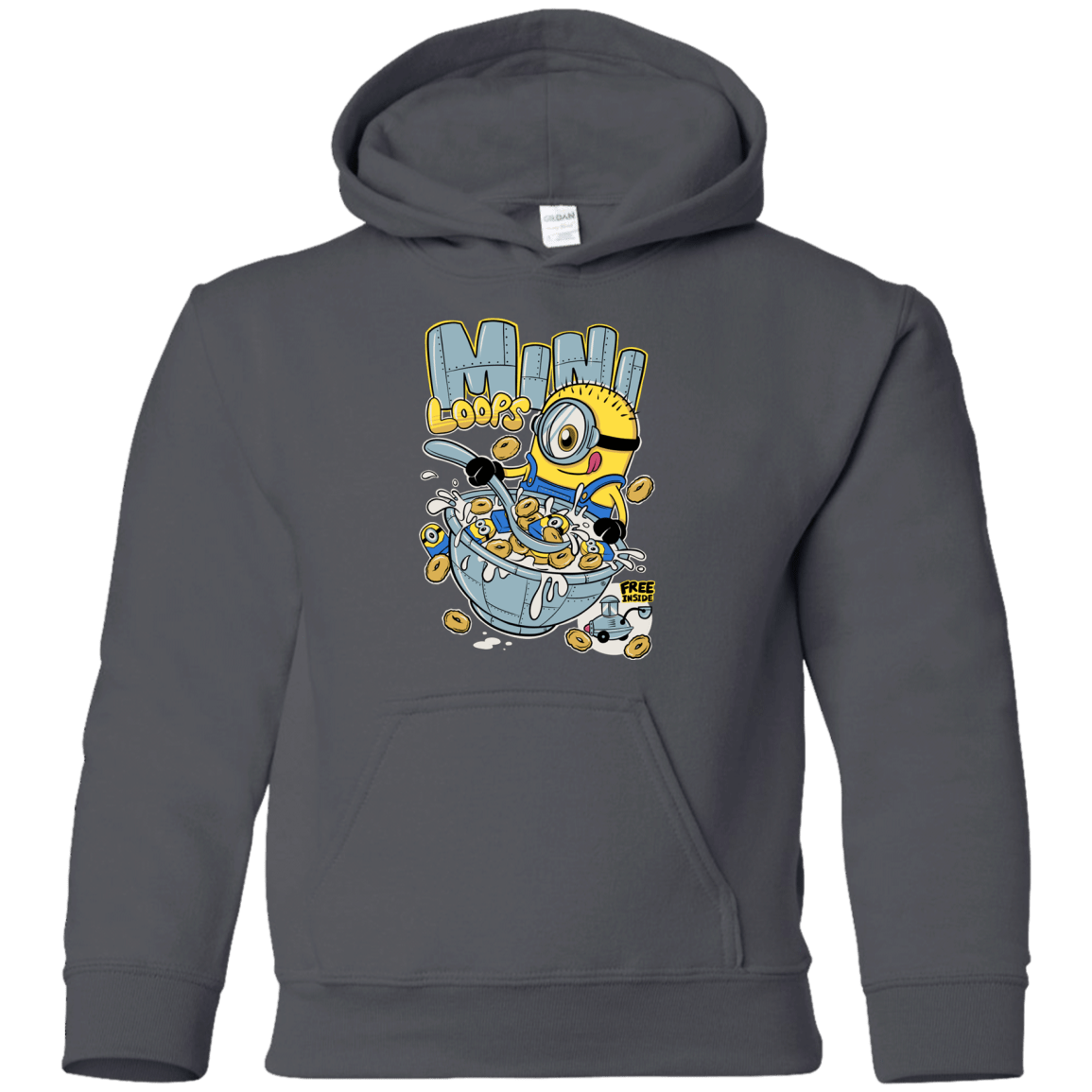 Sweatshirts Charcoal / YS Mini Loops Youth Hoodie