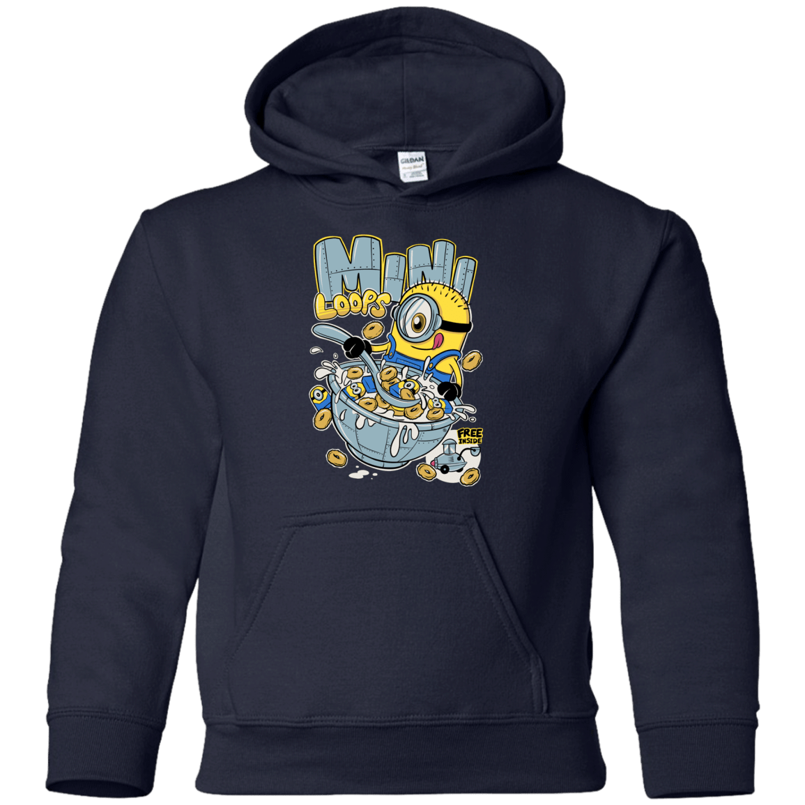 Sweatshirts Navy / YS Mini Loops Youth Hoodie