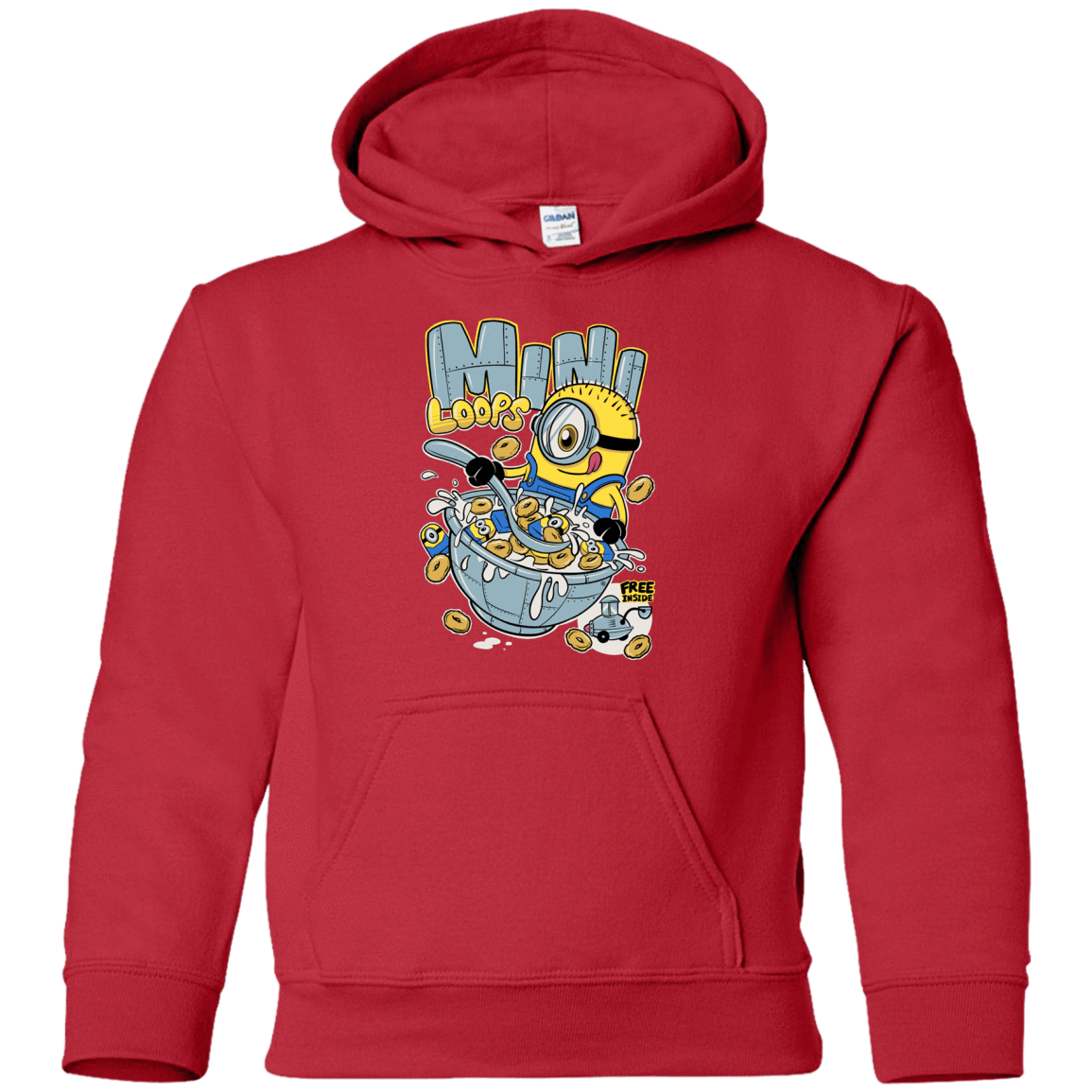 Sweatshirts Red / YS Mini Loops Youth Hoodie