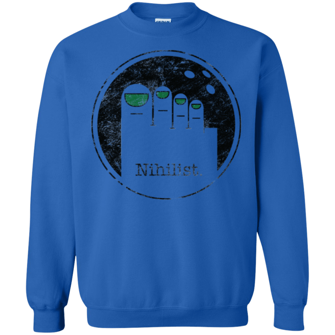 Sweatshirts Royal / Small Minimalist Nihilist Crewneck Sweatshirt