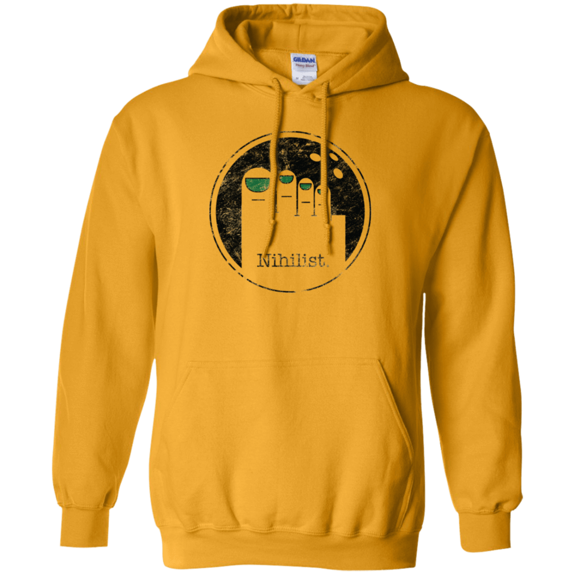 Sweatshirts Gold / Small Minimalist Nihilist Pullover Hoodie
