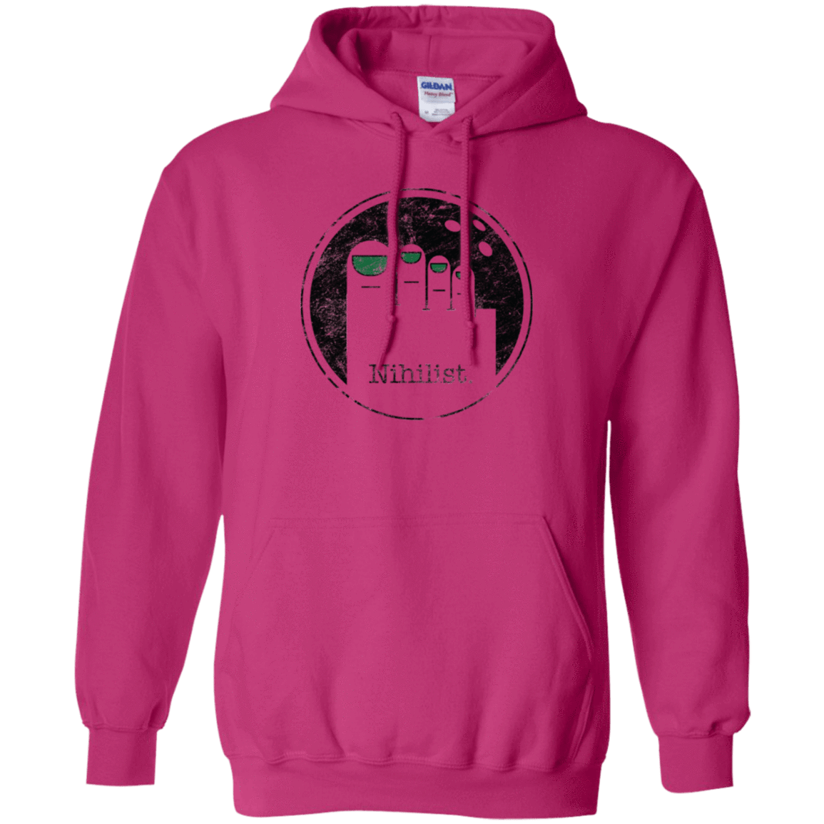 Sweatshirts Heliconia / Small Minimalist Nihilist Pullover Hoodie