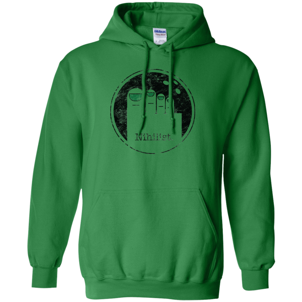 Sweatshirts Irish Green / Small Minimalist Nihilist Pullover Hoodie