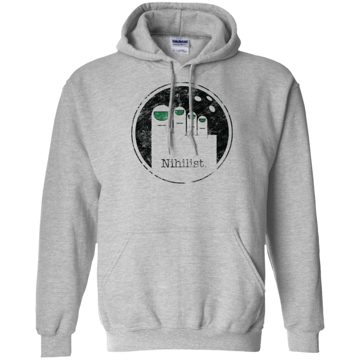 Sweatshirts Sport Grey / Small Minimalist Nihilist Pullover Hoodie