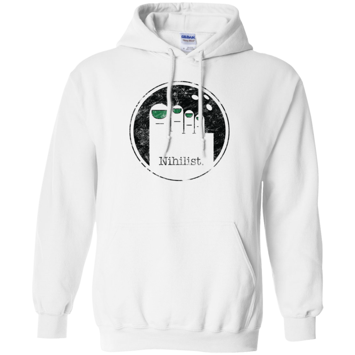 Sweatshirts White / Small Minimalist Nihilist Pullover Hoodie