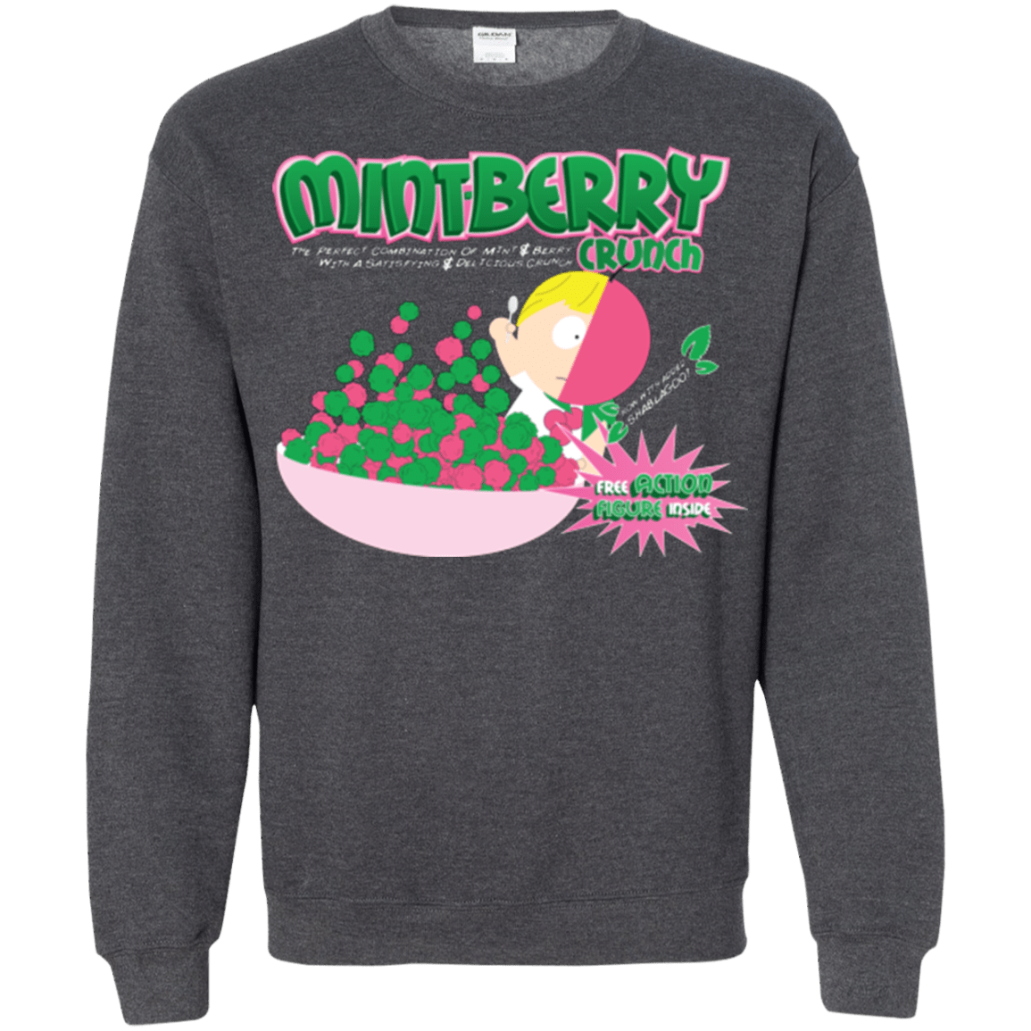 Sweatshirts Dark Heather / Small Mintberry Crunch Crewneck Sweatshirt