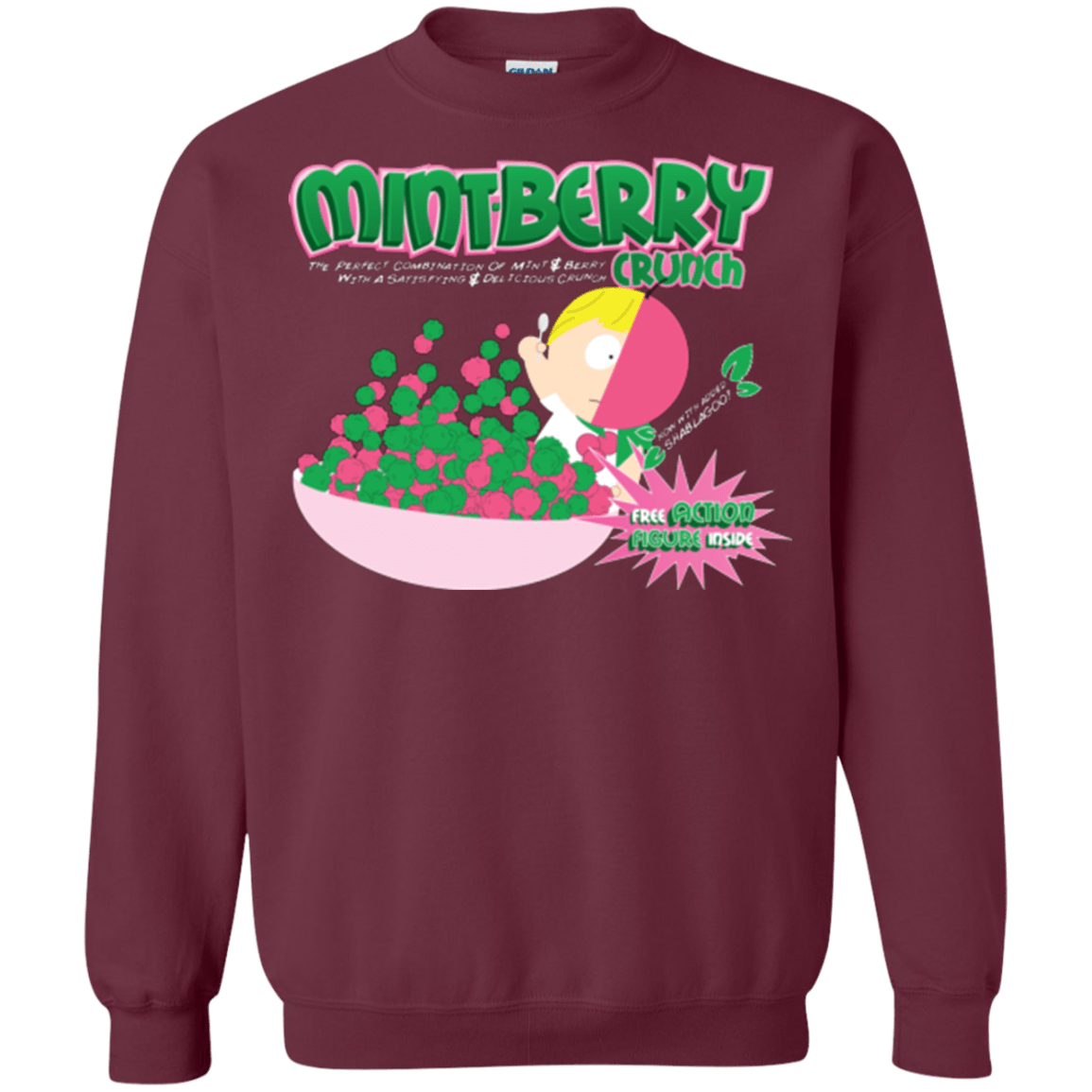 Sweatshirts Maroon / Small Mintberry Crunch Crewneck Sweatshirt