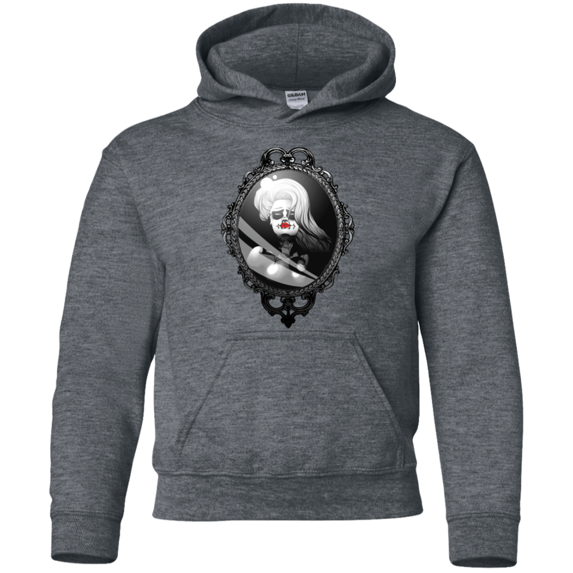 Sweatshirts Dark Heather / YS Mirror Youth Hoodie