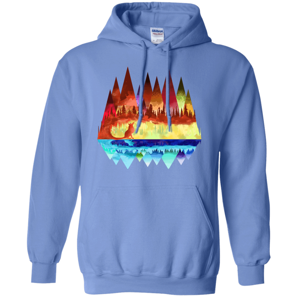 Sweatshirts Carolina Blue / S Mirrored Range Pullover Hoodie