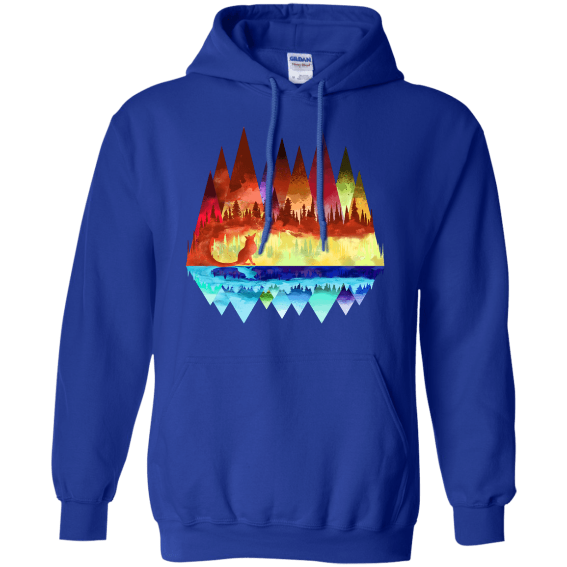 Sweatshirts Royal / S Mirrored Range Pullover Hoodie