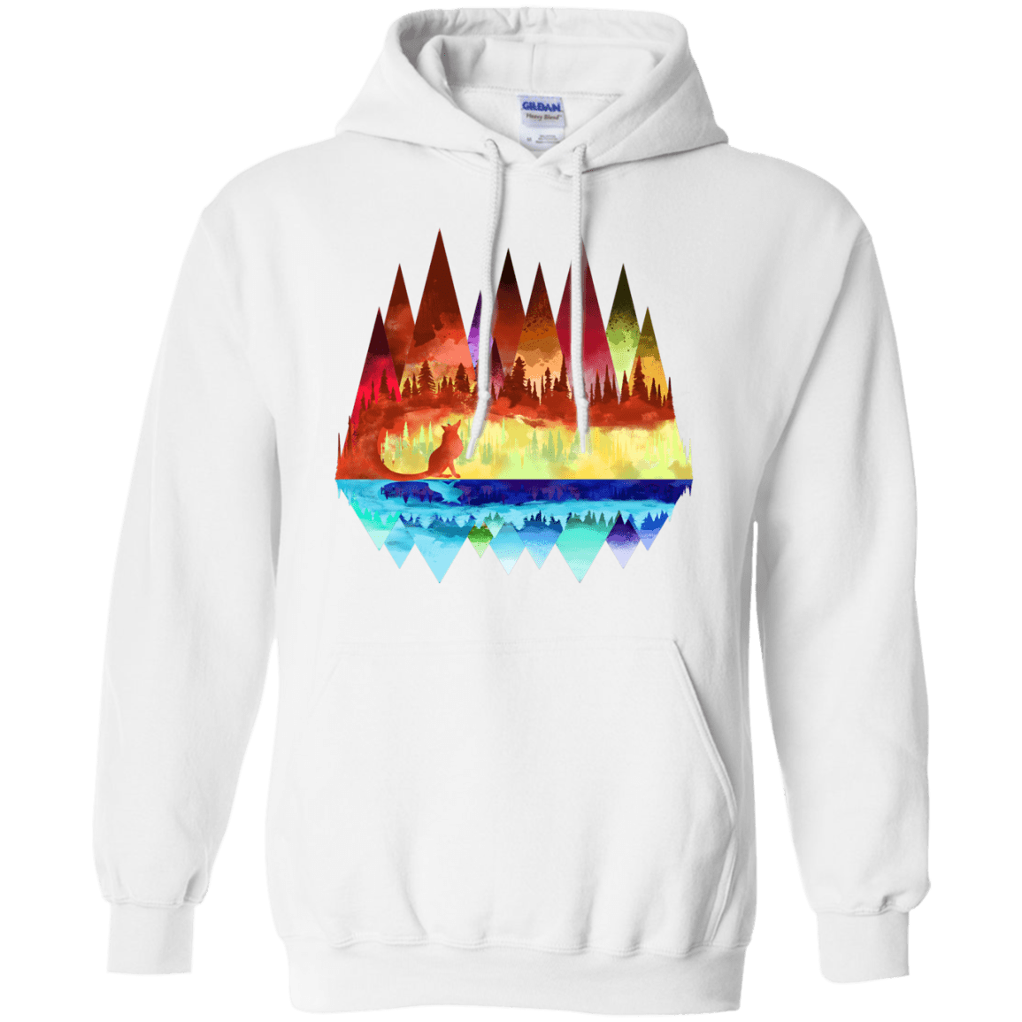 Sweatshirts White / S Mirrored Range Pullover Hoodie