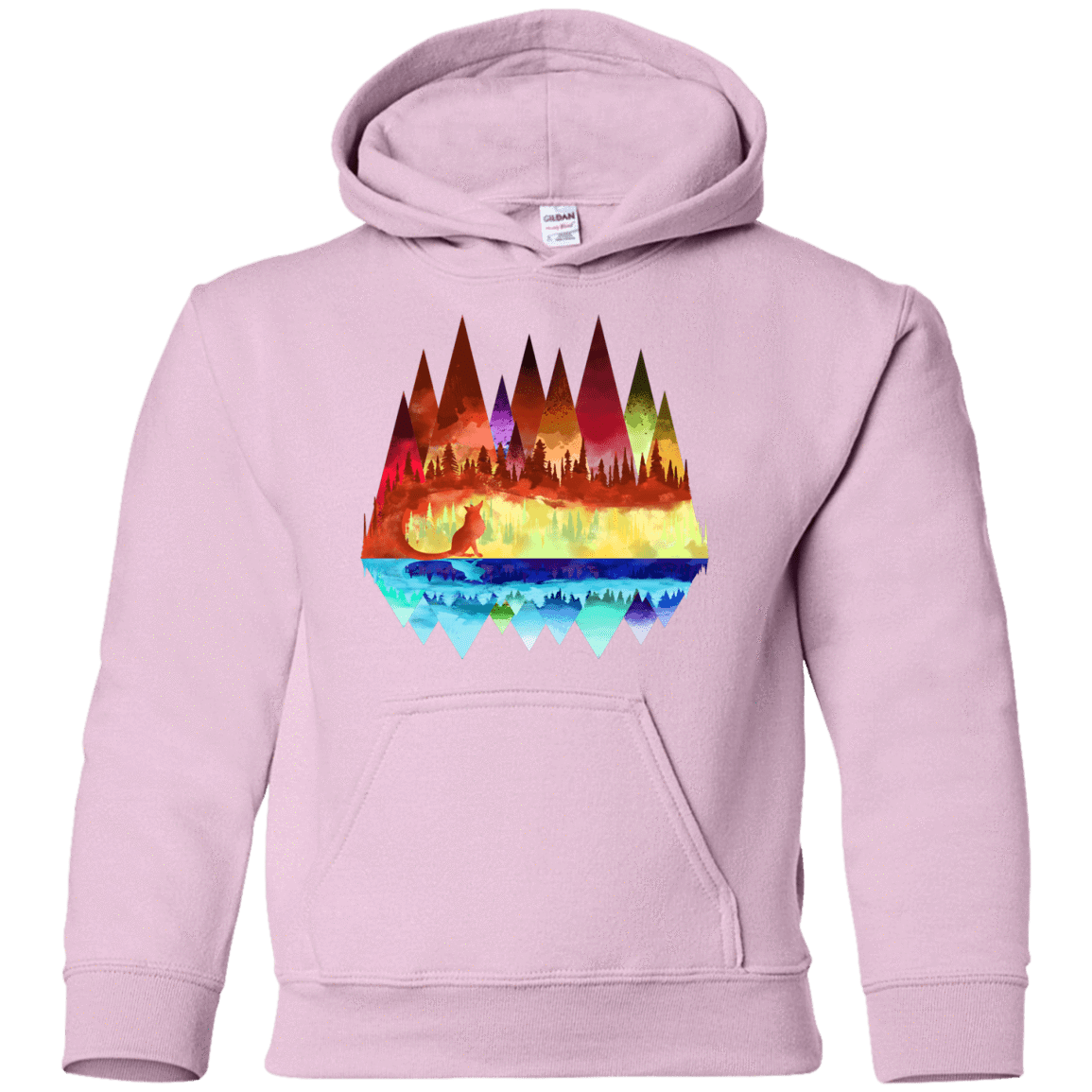 Sweatshirts Light Pink / YS Mirrored Range Youth Hoodie