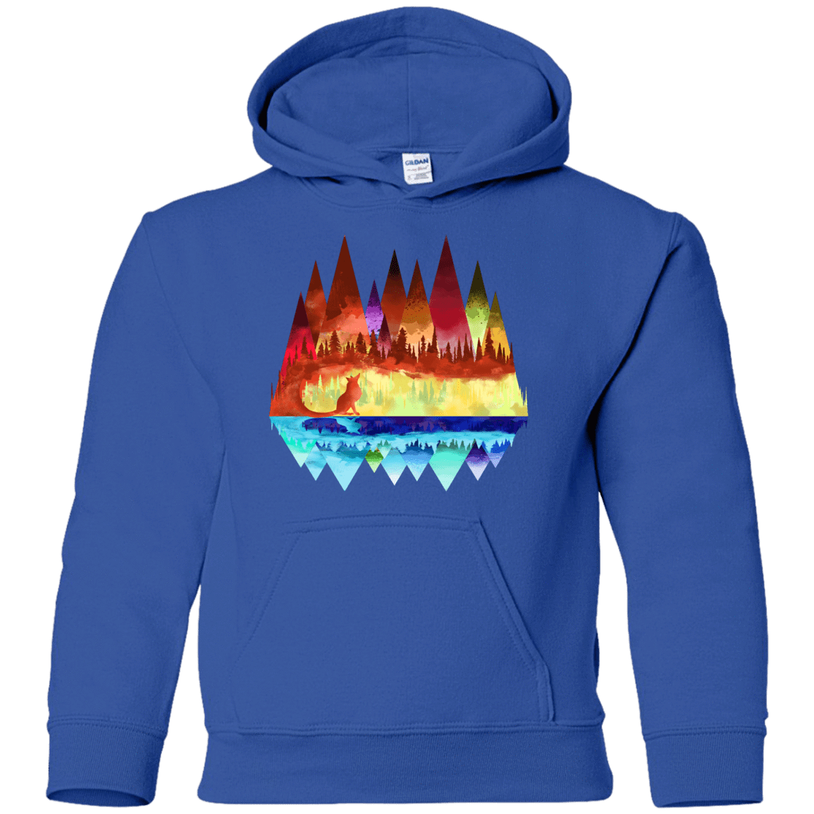 Sweatshirts Royal / YS Mirrored Range Youth Hoodie