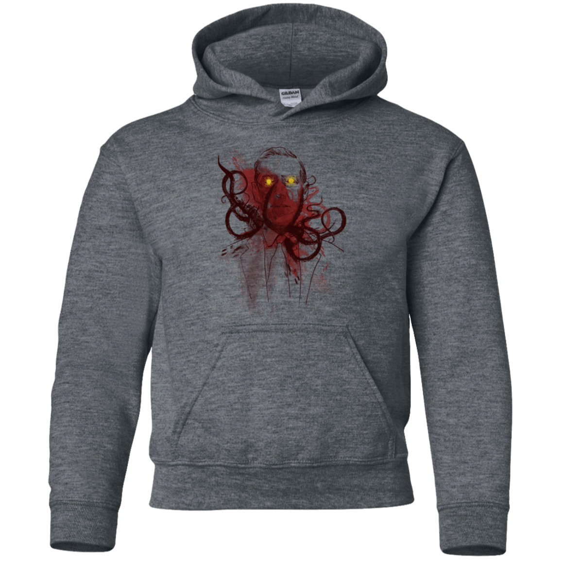 Sweatshirts Dark Heather / YS Miskatoninked Youth Hoodie