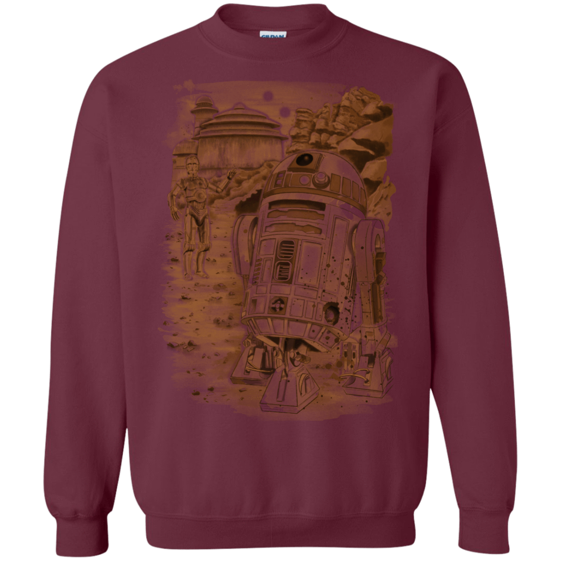 Sweatshirts Maroon / S Mission to jabba palace Crewneck Sweatshirt