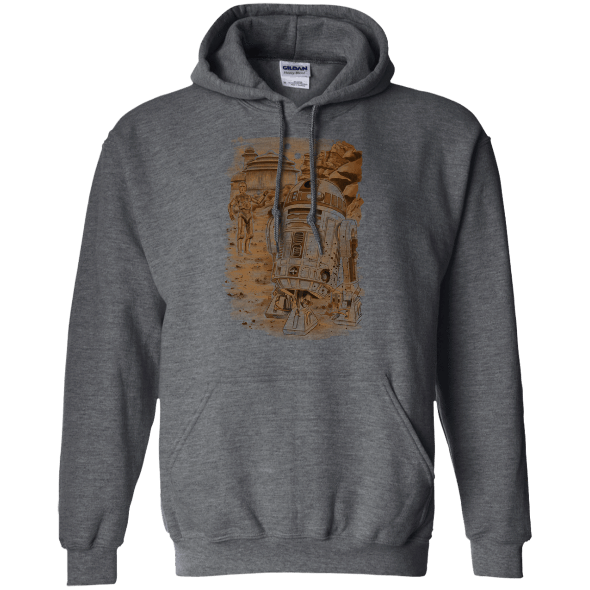 Sweatshirts Dark Heather / S Mission to jabba palace Pullover Hoodie