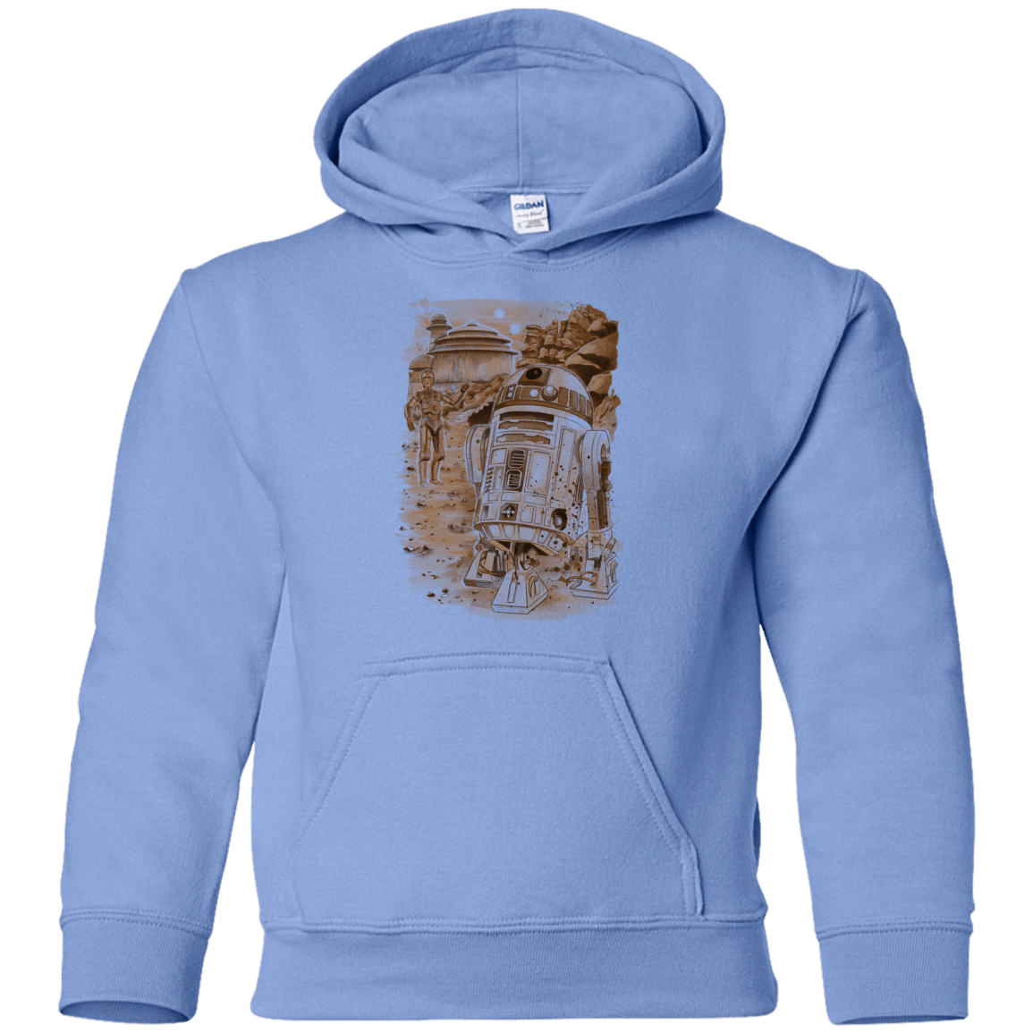 Sweatshirts Carolina Blue / YS Mission to jabba palace Youth Hoodie