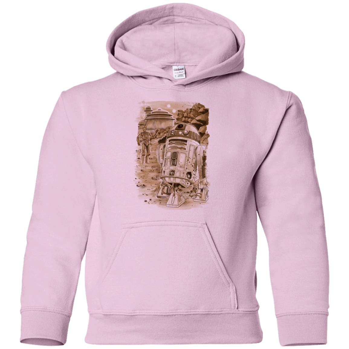 Sweatshirts Light Pink / YS Mission to jabba palace Youth Hoodie