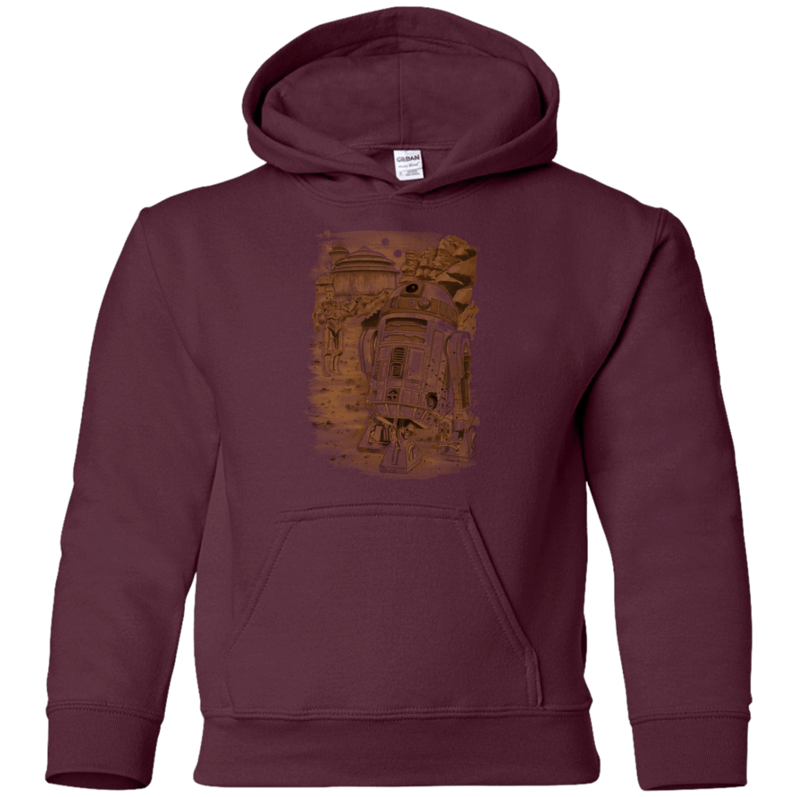 Sweatshirts Maroon / YS Mission to jabba palace Youth Hoodie