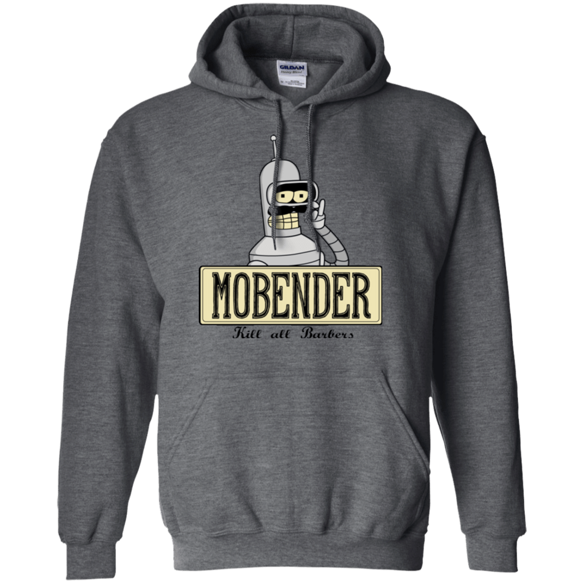 Sweatshirts Dark Heather / S Mobender Pullover Hoodie