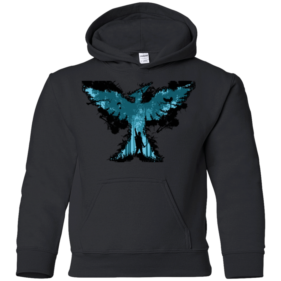 Sweatshirts Black / YS Mocking jay Youth Hoodie