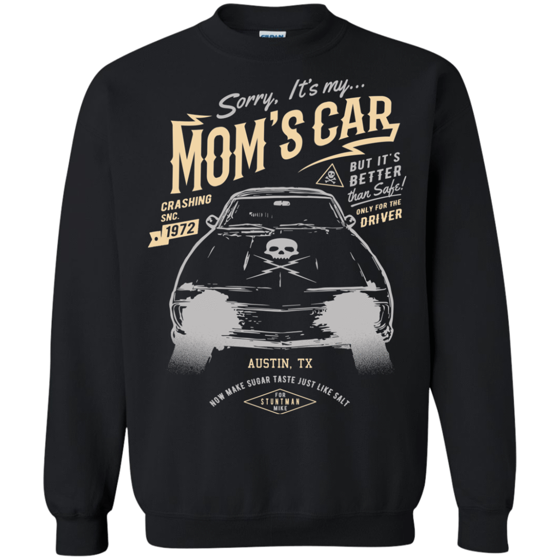 Sweatshirts Black / Small Mom's Car Crewneck Sweatshirt