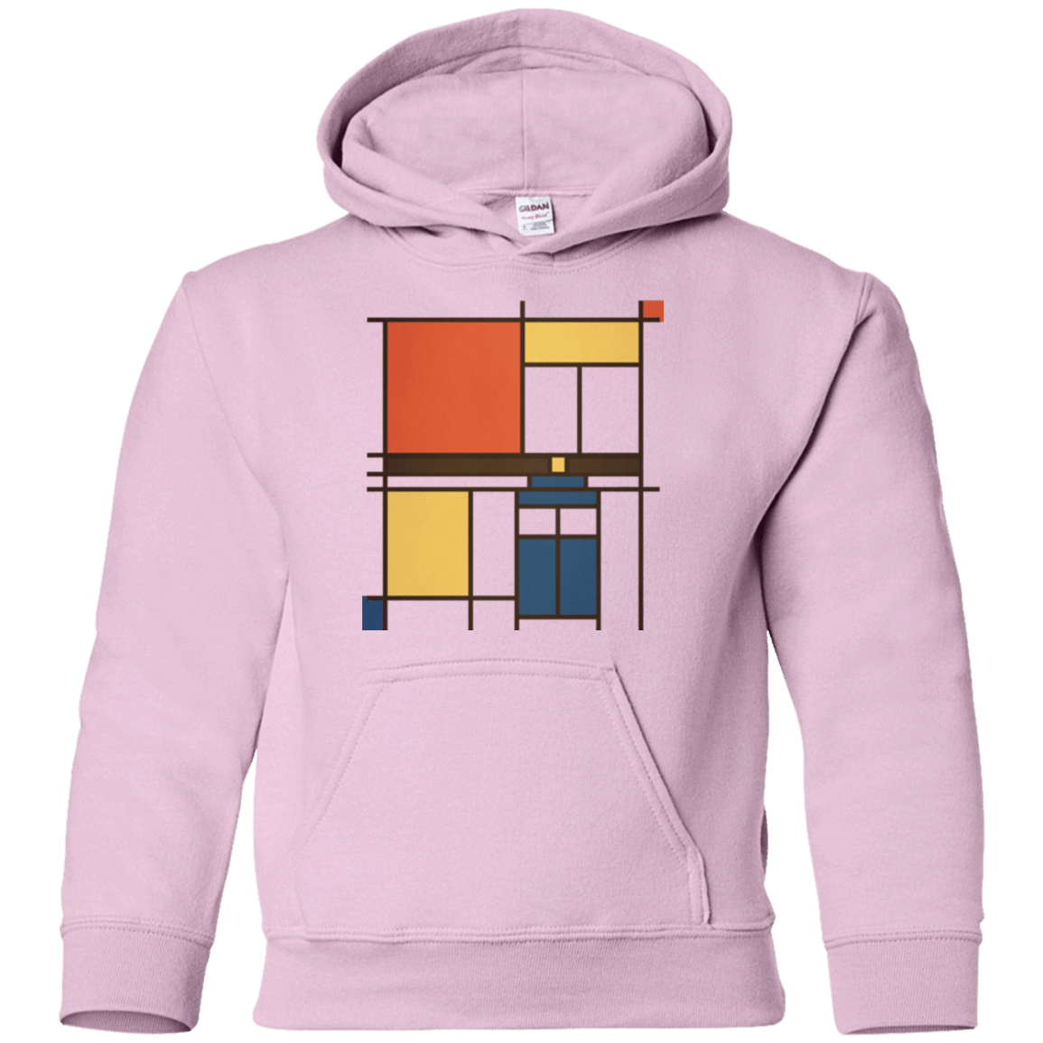 Sweatshirts Light Pink / YS Mondrian Who Youth Hoodie