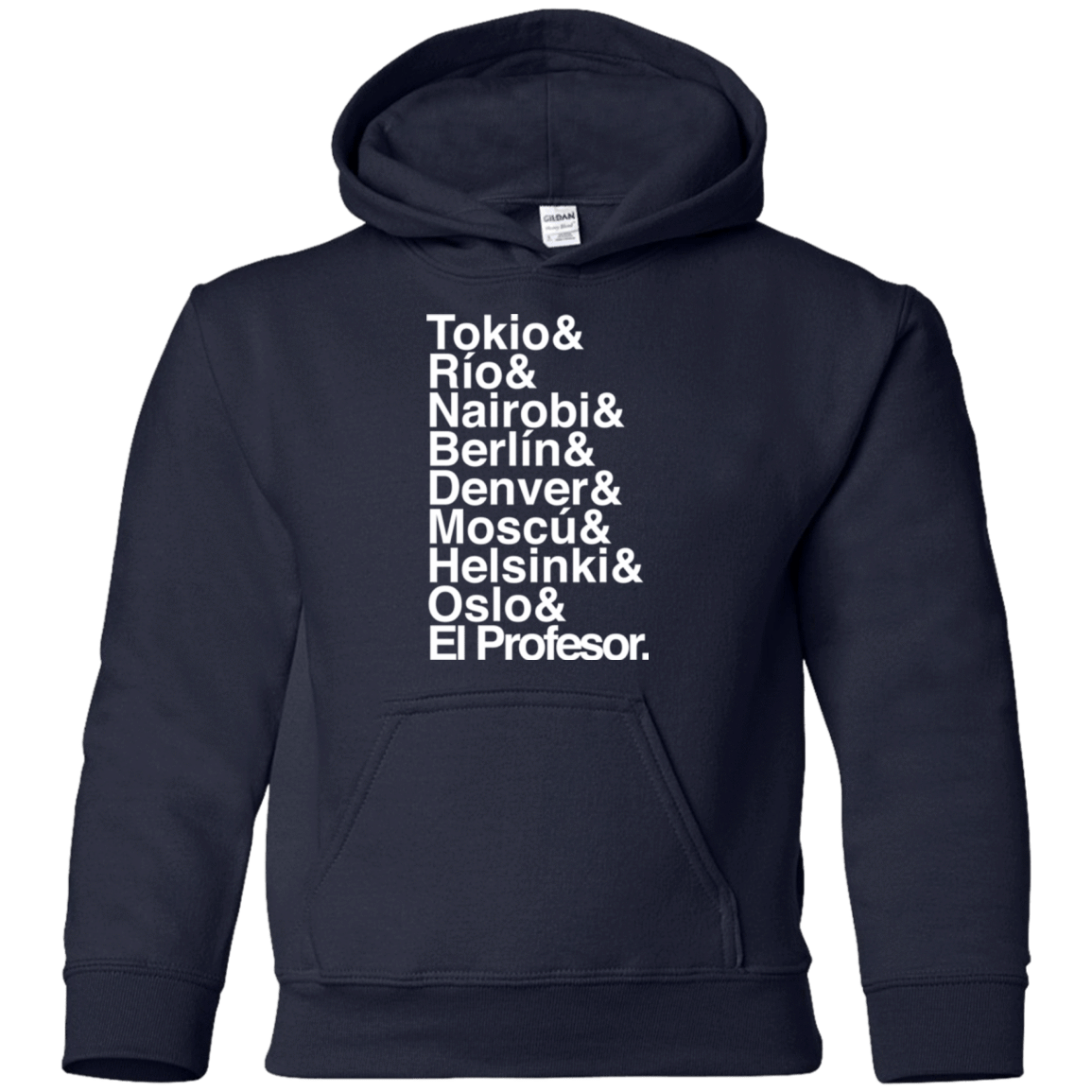 Sweatshirts Navy / YS Money Heist Jetset Youth Hoodie