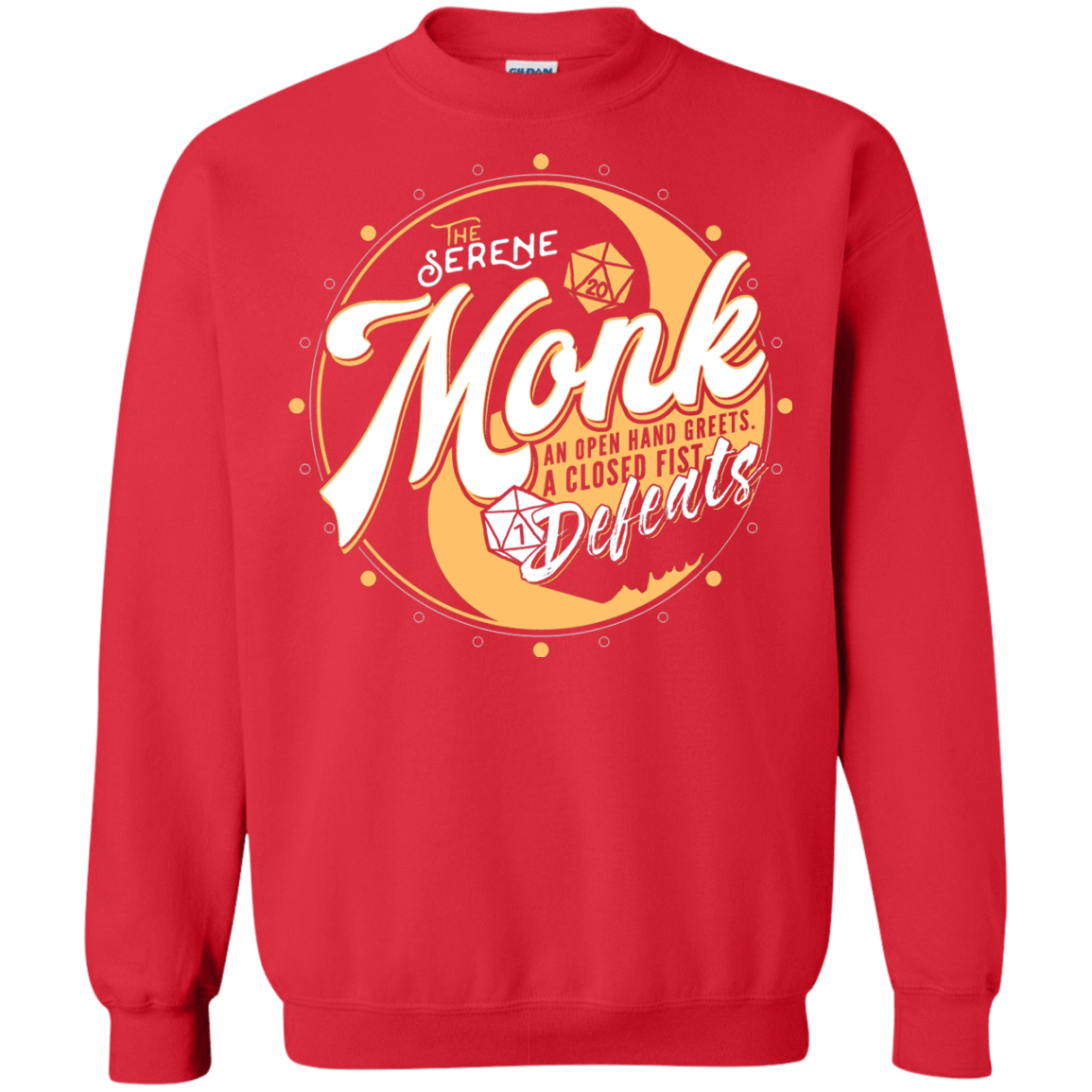 Sweatshirts Red / S Monk Crewneck Sweatshirt