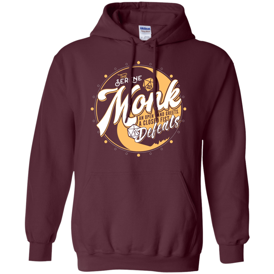 Sweatshirts Maroon / S Monk Pullover Hoodie