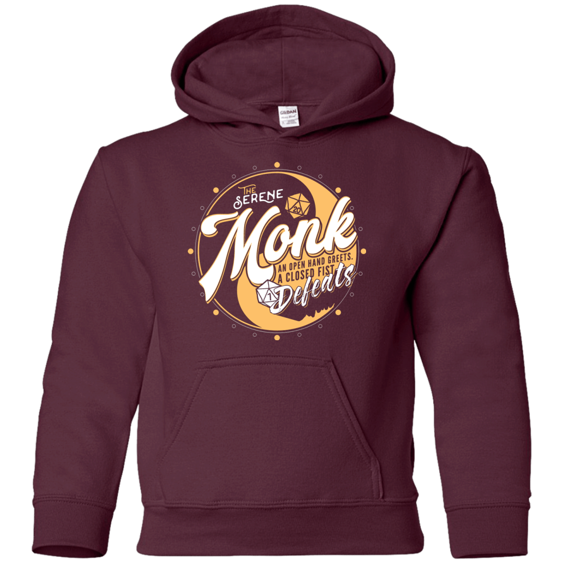 Sweatshirts Maroon / YS Monk Youth Hoodie