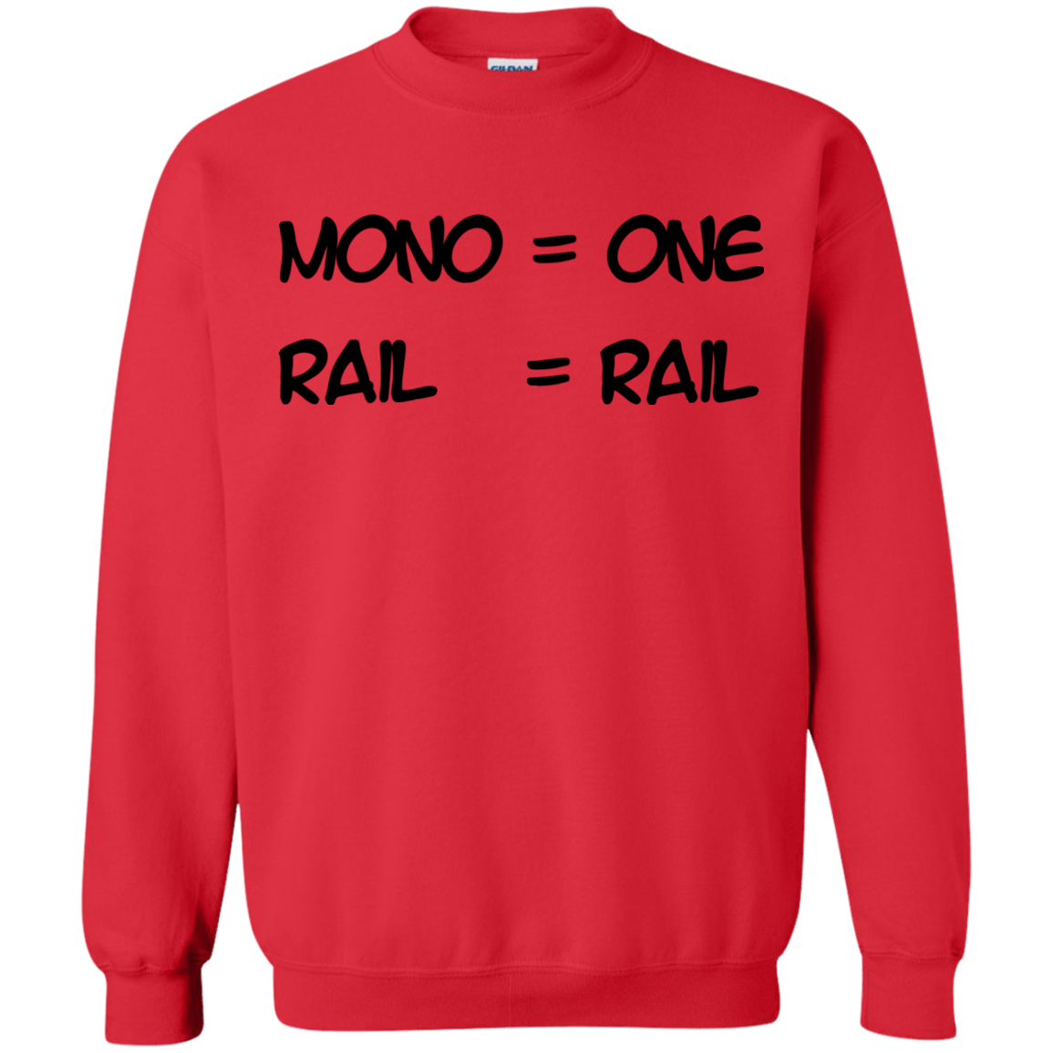 Sweatshirts Red / S Mono Crewneck Sweatshirt