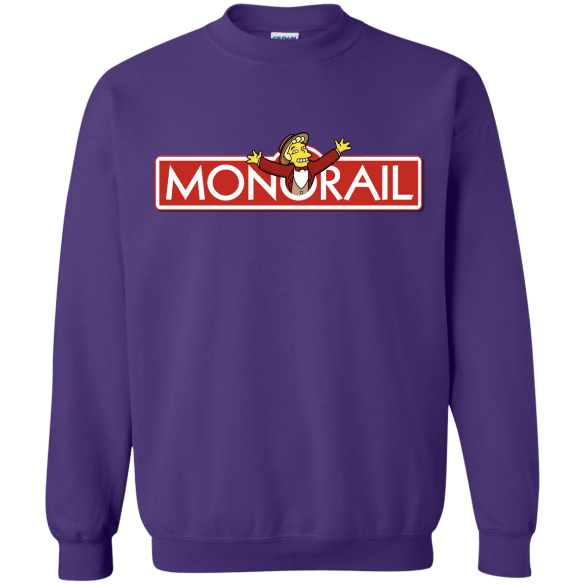 Sweatshirts Purple / S Monorail Crewneck Sweatshirt