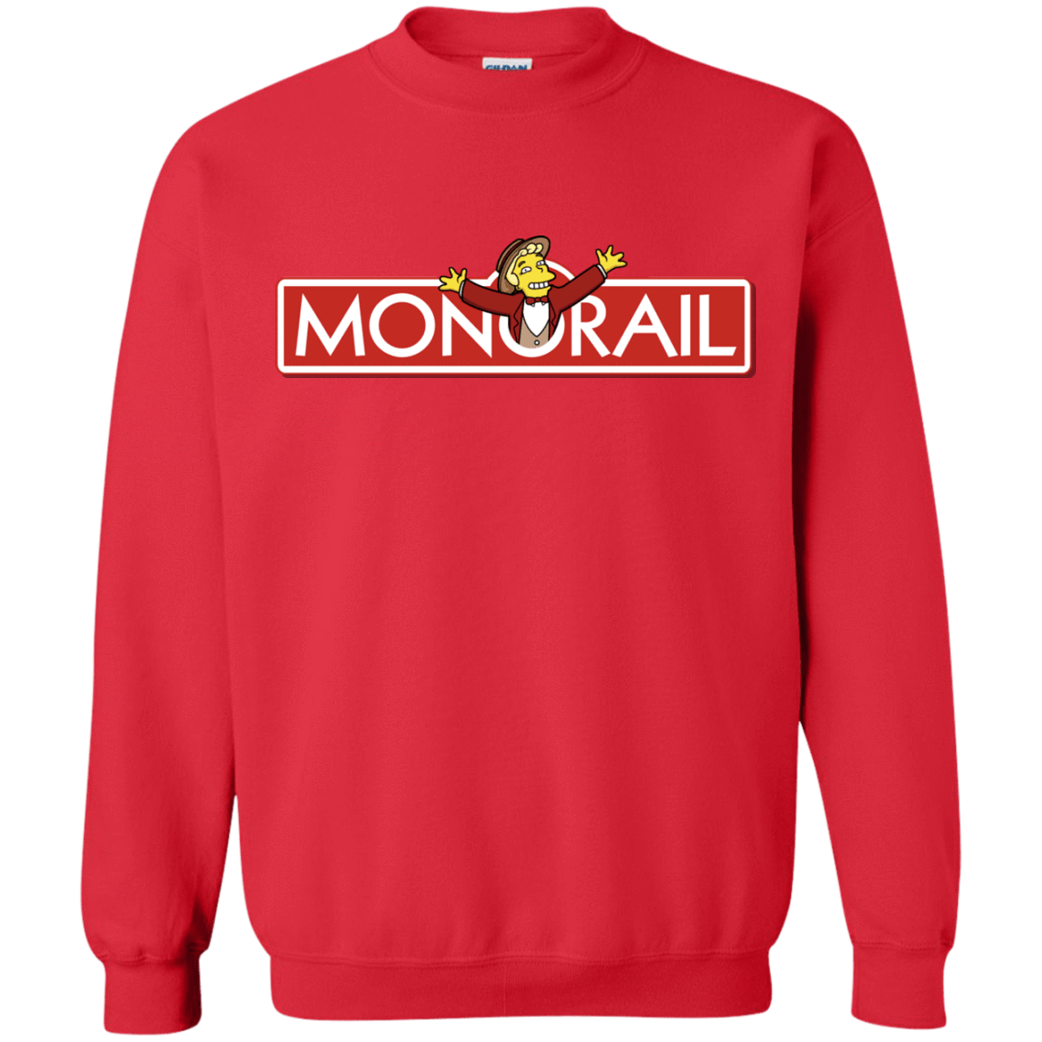 Sweatshirts Red / S Monorail Crewneck Sweatshirt
