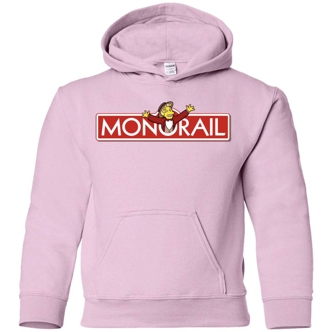 Sweatshirts Light Pink / YS Monorail Youth Hoodie