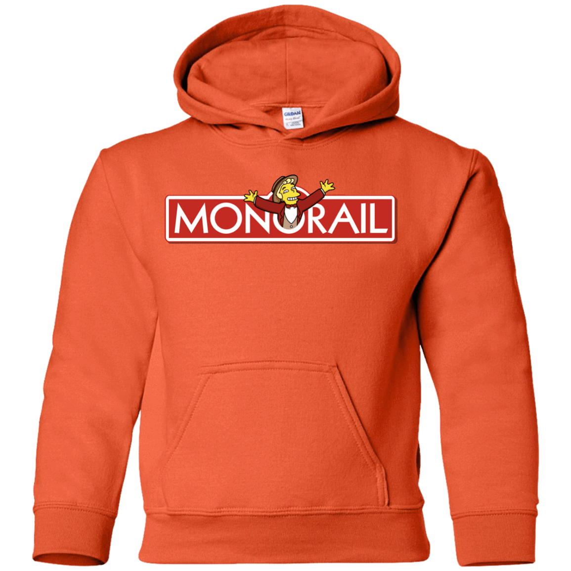Sweatshirts Orange / YS Monorail Youth Hoodie