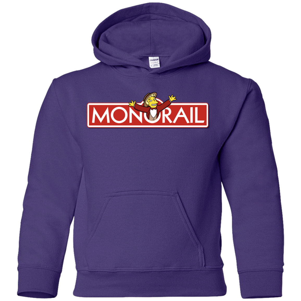 Sweatshirts Purple / YS Monorail Youth Hoodie