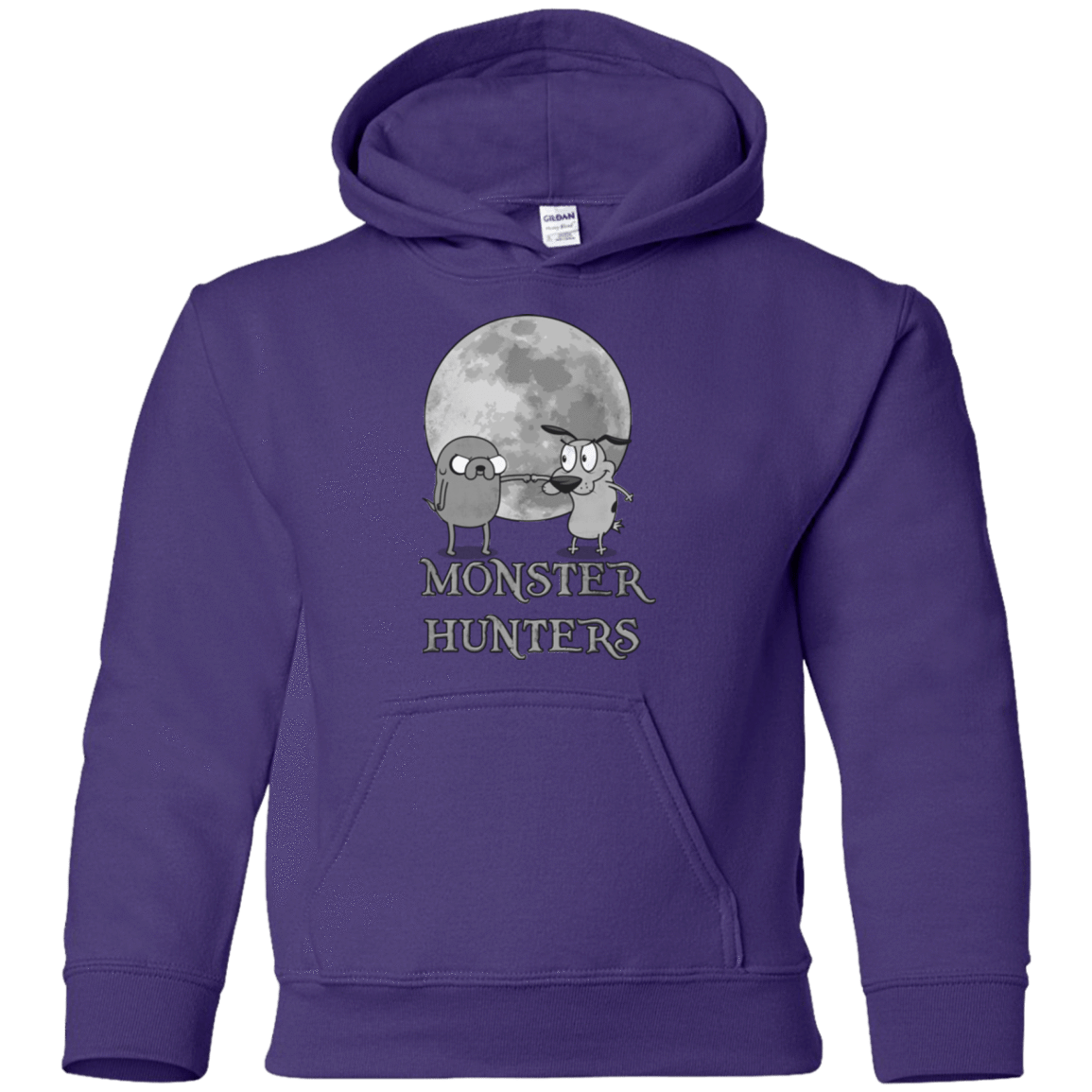 Sweatshirts Purple / YS Monster Hunters Youth Hoodie