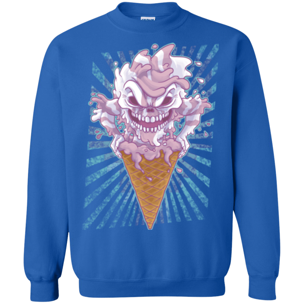 Sweatshirts Royal / Small Monster Ice Cream Crewneck Sweatshirt